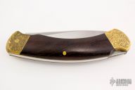 Vintage Engraved Lockback Folder