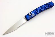 Virus - Blue/Mirror/Serrated