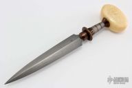 Walrus Ivory Push Dagger
