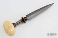 Walrus Ivory Push Dagger