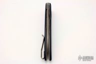 Wharncliffe Flipper - Black/Blue Carbon Fiber