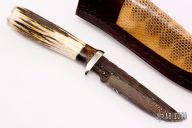 Hunter - Stag w/ Birds Eye Pattern Damascus