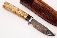 Hunter - Sea Cow Rib w/ W-Twist Pattern Damascus