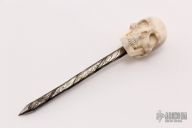 Damascus Spike w/ Bone Skull