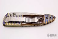 Bolster Lock - Damascus/Mammoth Ivory