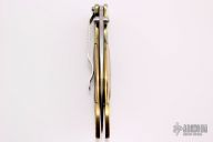 Bolster Lock - Damascus/Mammoth Ivory