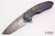 F3 Medium - Damasteel and Engraved Titanium