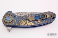 F3 Medium - Damasteel and Engraved Titanium