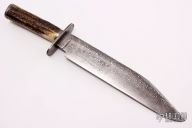 Damascus and Stag Bowie