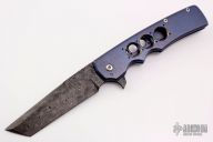 Tanto Flipper with Damascus Blade