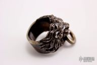Silver Lion Ring