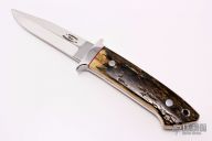 Loveless Style Boot Knife with Mammoth Ivory