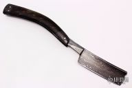 Barber's Notch 8/8 Straight Razor with Damascus