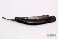 Barber's Notch 8/8 Straight Razor with Damascus