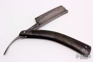 Barber's Notch 8/8 Straight Razor with Damascus