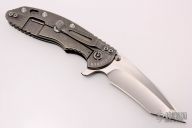 XM-18 Framelock Flipper - 3.5" Hellfire Grind w/ Carbon Fiber
