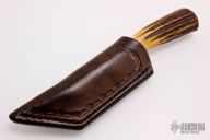 Stag Pocket Knife with Sheath