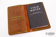 Leather Field Notes Cover with Card/Pen Slots