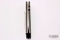 Black/Green Carbon Fiber Wharncliffe