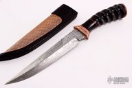 Damascus and Kudu Horn Fighter