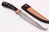 Damascus and Kudu Horn Fighter