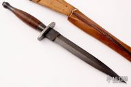 Engraved Damascus Dagger