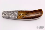 Damascus and Mammoth Slipjoint