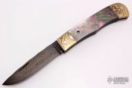 Damascus, Mokume and Black Lip Pearl 