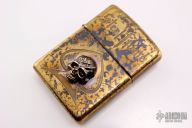 Custom Brass Skull Zippo