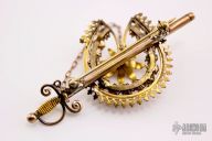Victorian Brooch w/ Sword - 1890-1920's