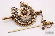 Victorian Brooch w/ Sword - 1890-1920's