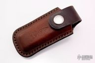 SpaceX Double Pump EDC Flipper with Leather Sheath