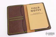 Leather Field Notes Cover with Card/Pen Slots