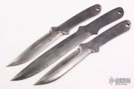 Clip Point Throwers - Set of 3 (Assorted Sizes)