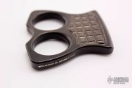 Two-Hole Paperweight - DLC Stonewash Titanium S/N 023