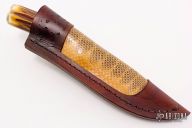 Skinner - Stag w/ Birds Eye Pattern Damascus