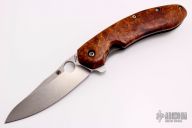 C156GPBN Brad Southard Flipper - Amboyna Burl Scale