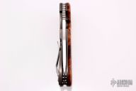 C156GPBN Brad Southard Flipper - Amboyna Burl Scale