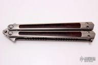 Spearpoint Balisong - Desert Ironwood Inlays