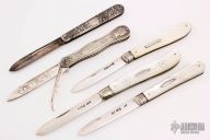 5 Silver Fruit Knives
