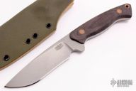 Drop Point Hunter with Leather Lined Sheath