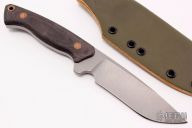 Drop Point Hunter with Leather Lined Sheath
