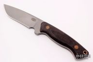 Drop Point Hunter with Leather Lined Sheath