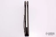 Stedemon Knife Co. ZKC Flipper Knife Gray Milled (3.5" Satin) B-01