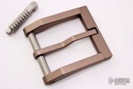 Custom Blackside Modular Belt Buckle - Titanium