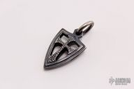 Royal Bronze Large Crusader Pendant