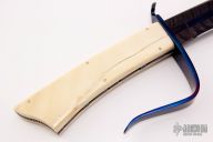 Damascus and Walrus Ivory Fighter