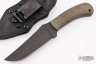 WKII - Belt Knife - Green Micarta - Caswell
