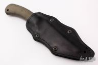 WKII - Belt Knife - Green Micarta - Caswell