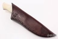 Engraved Damascus Sable Hunter